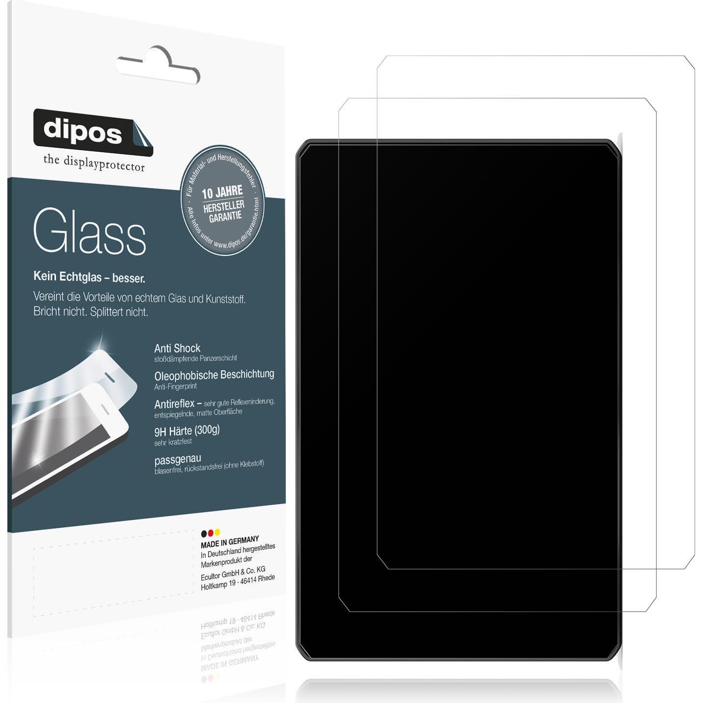 Dipos, Fahrzeug Navigation Zubehör, Anti-Shock Displayschutz Matt 9H