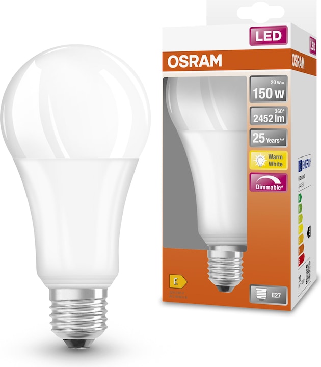 Produktbild Osram Led Superstar Classic A (E27, 20 W, 2452 lm, 1 x, E)