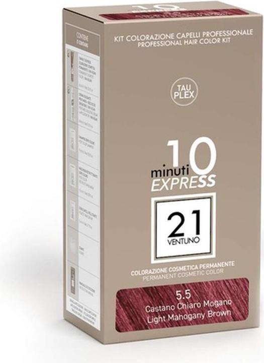 Image du produit 21 Ventuno Professional Hair Dyeing Kit 5.5 Mahogany Light Blonde (5.5 Acajou blond clair)