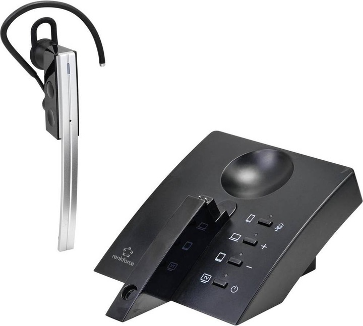 Produktbild Renkforce Bluetooth-Headset mit Ladestation (ANC, 4.50 h, Kabellos)