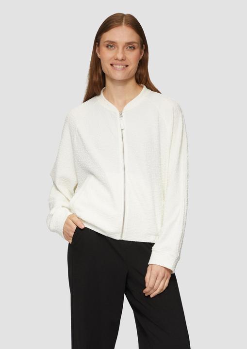 Immagine prodotto S.Oliver Sweatshirt Jacke Strukturierte Blouson mit Fledermausärmeln (46)