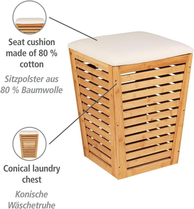 Image du produit Wenko Coffre à linge (55 l)