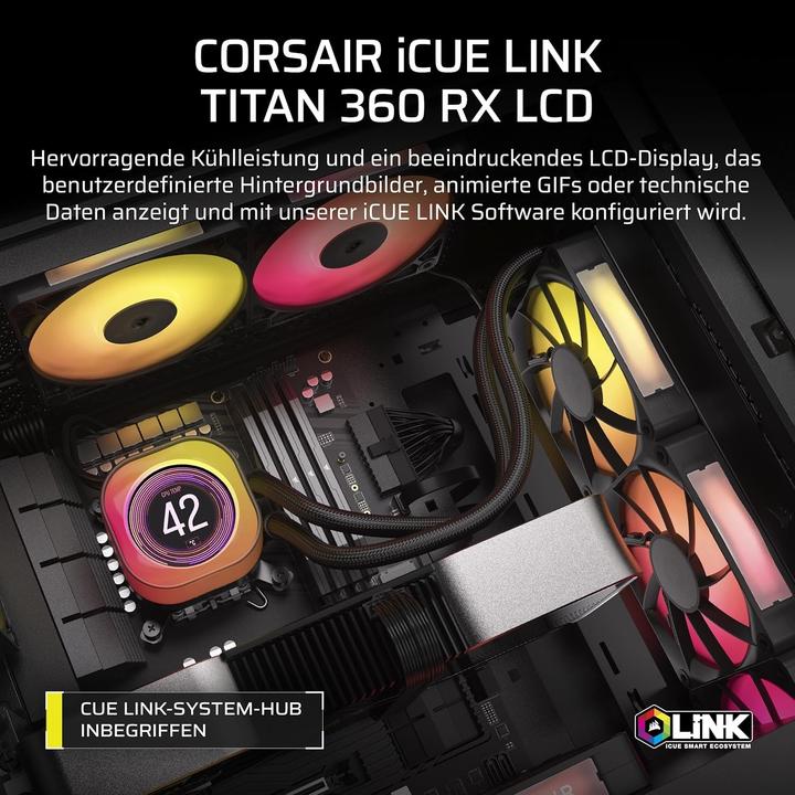 Produktbild Corsair iCUE Link Titan RX 360