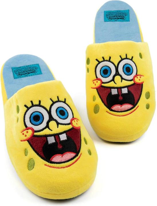 Actual product image Spongebob Squarepants Unisex Adult Contrast Slippers (44.5)
