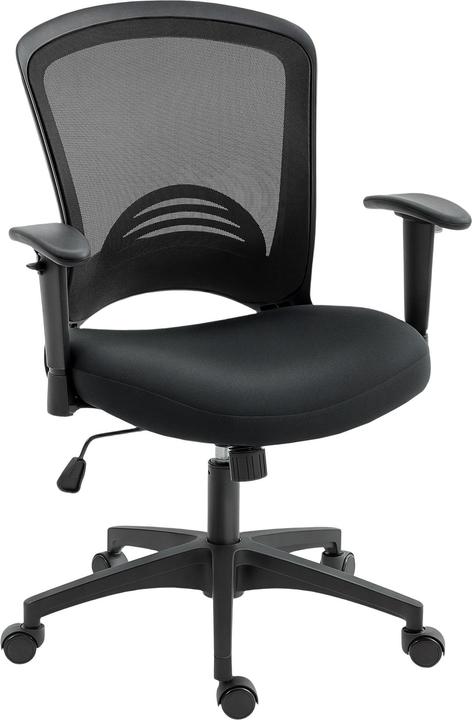 Produktbild Homcom Bürostuhl Polyester, Kunststoff Schwarz
