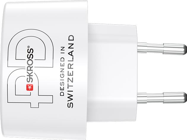 Produktbild Skross Euro USB Charger AC45PD + USB-C cable USB-Ladegerät 45W Innenbereich, Steckdose Ausgangsstro (45 W, 2 Ports)