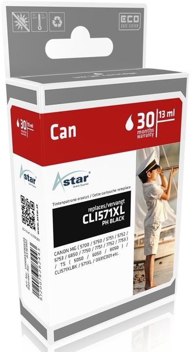 Produktbild Astar 13 ml - Photo schwarz - compatible (BK)