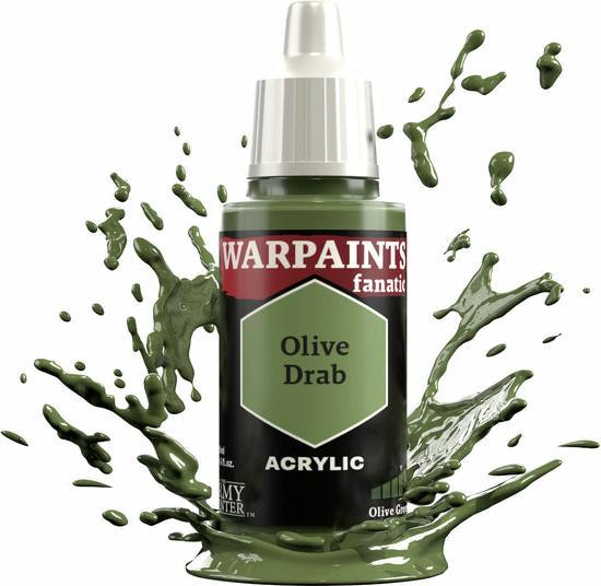 Actual product image The Army Painter Colour Warpaints Fanatic: Olive Drab 18 ml