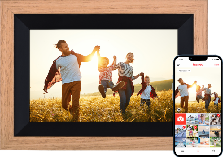 Produktbild Rollei Smart Frame WiFi 105 Wooden Bl (10.10", 1920 x 1200 Pixel)