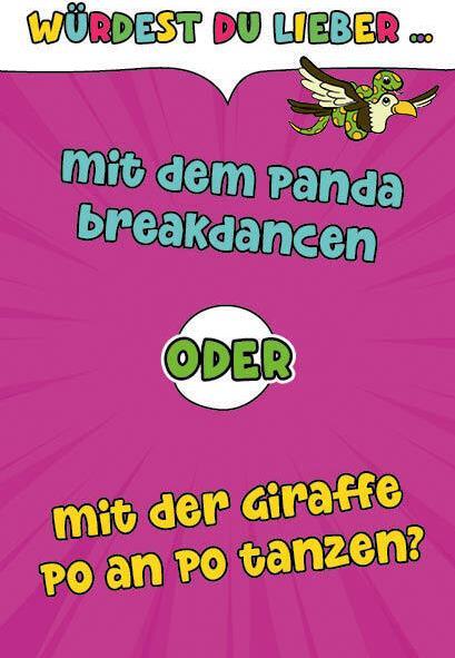 Immagine prodotto Gioco di carte: Preferisci...? Potenti domande sui rinoceronti per i bambini con DIKKA (Tedesco)