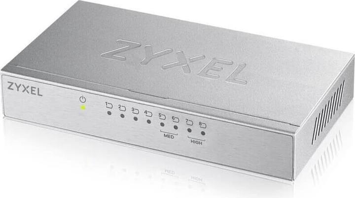 Actual product image Zyxel GS-108BV5-EU0101F, Unmanaged, L2, Gigabit Ethernet (10/100/1000) (8 Ports)