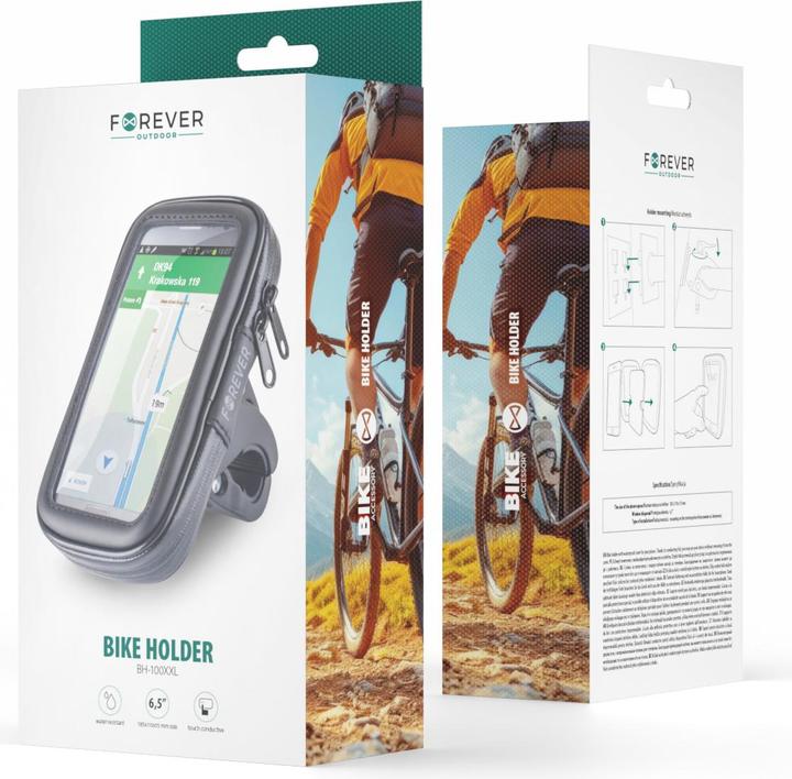 Image du produit Forever Support BH-100XXL Support passif pour téléphone mobile/smartphone Gris