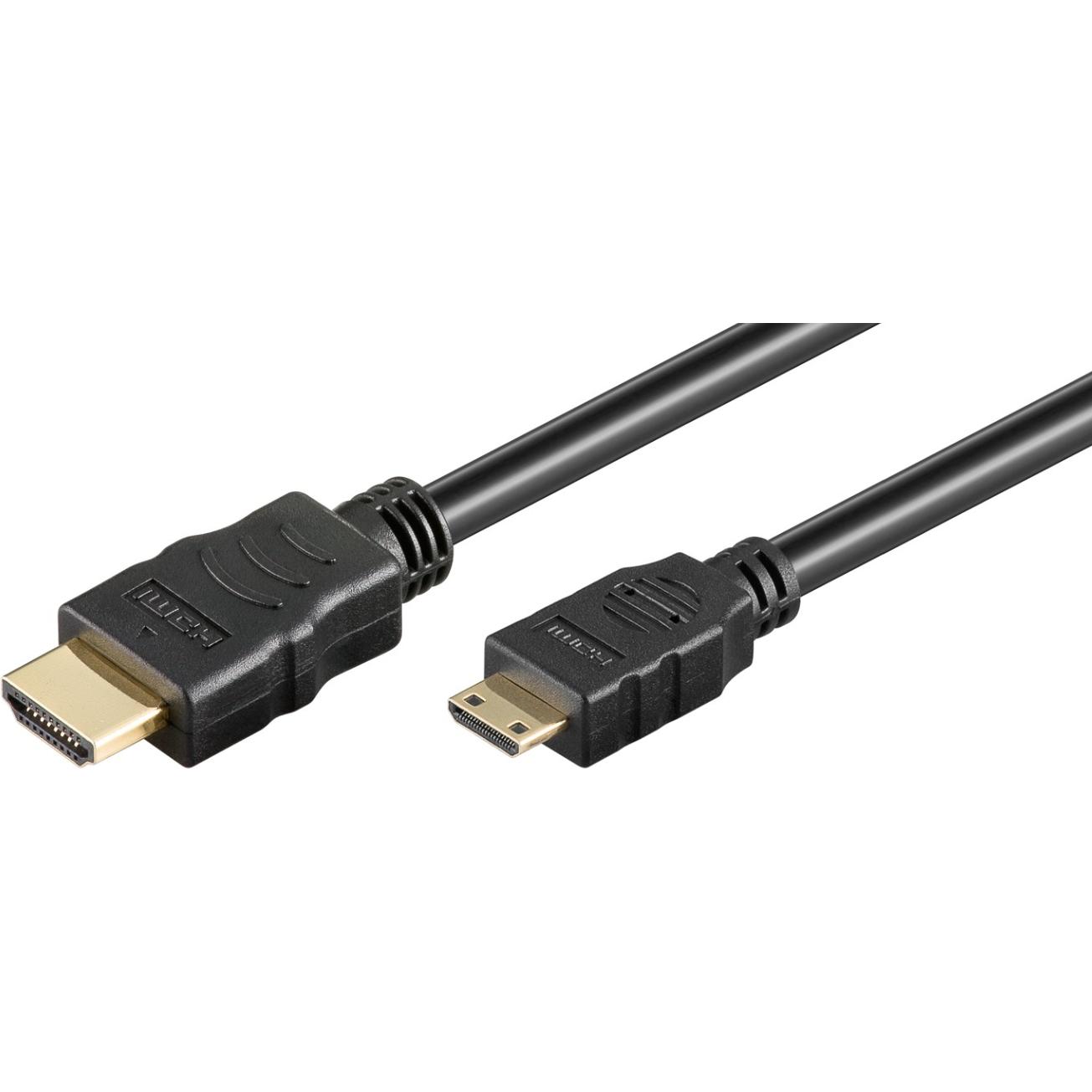 Thumbnail - MicroConnect HDMI (Typ A) — mini HDMI (Typ C) (1 m, HDMI), Video Kabel