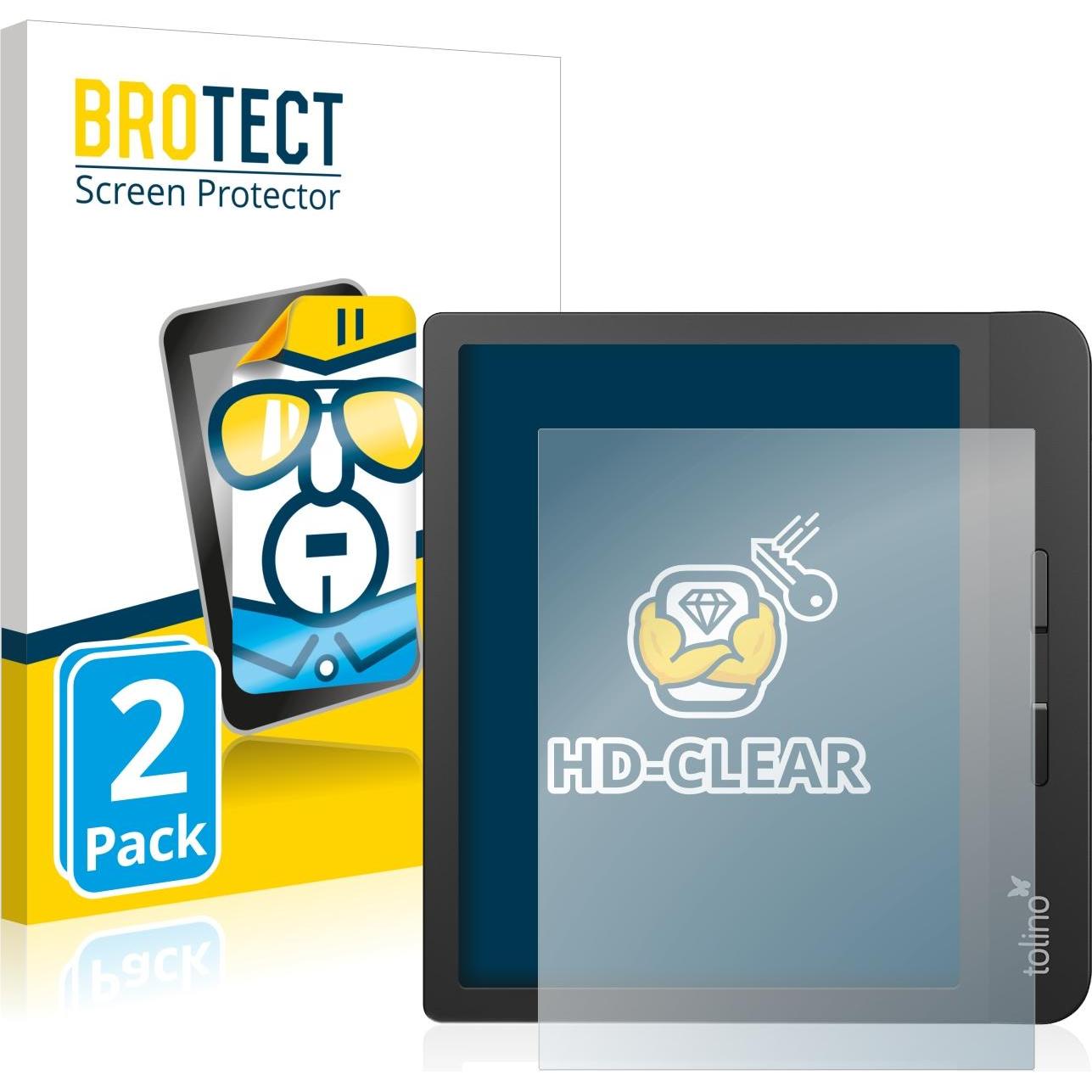 BROTECT Schutzfolie Displayschutz Klar (Tolino Vision 5), eReader Zubehör, Transparent