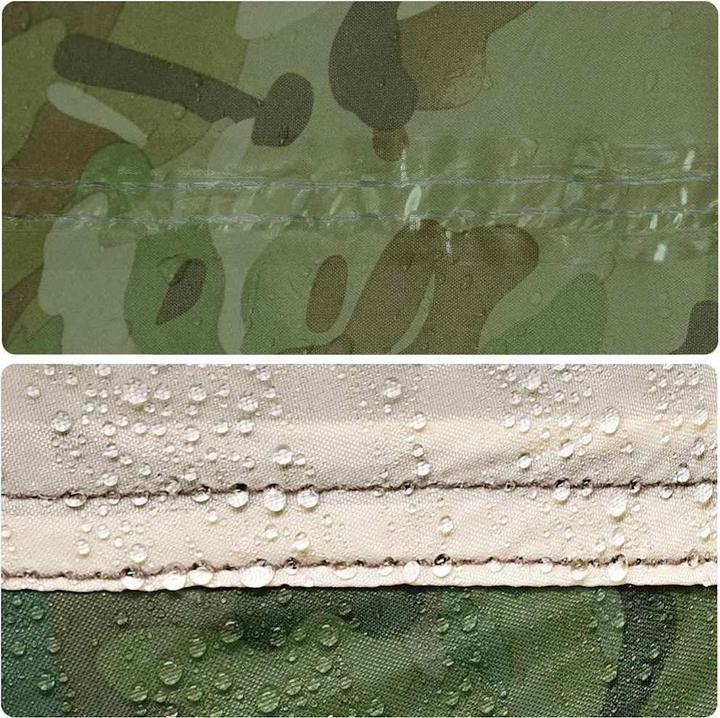 Produktbild vidaXL Tarp Sonnensegel Hängematte Zeltplane Tarnmuster 366x306cm Wasserdicht (Tarp, 1.10 kg)