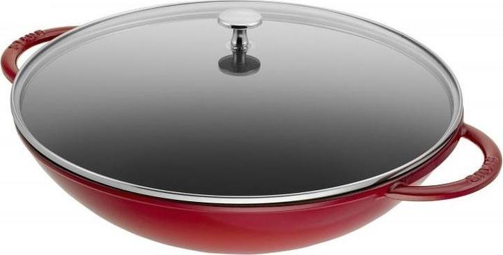 Immagine prodotto Staub Wok con coperchio in vetro (37 cm, Wok, Ghisa)
