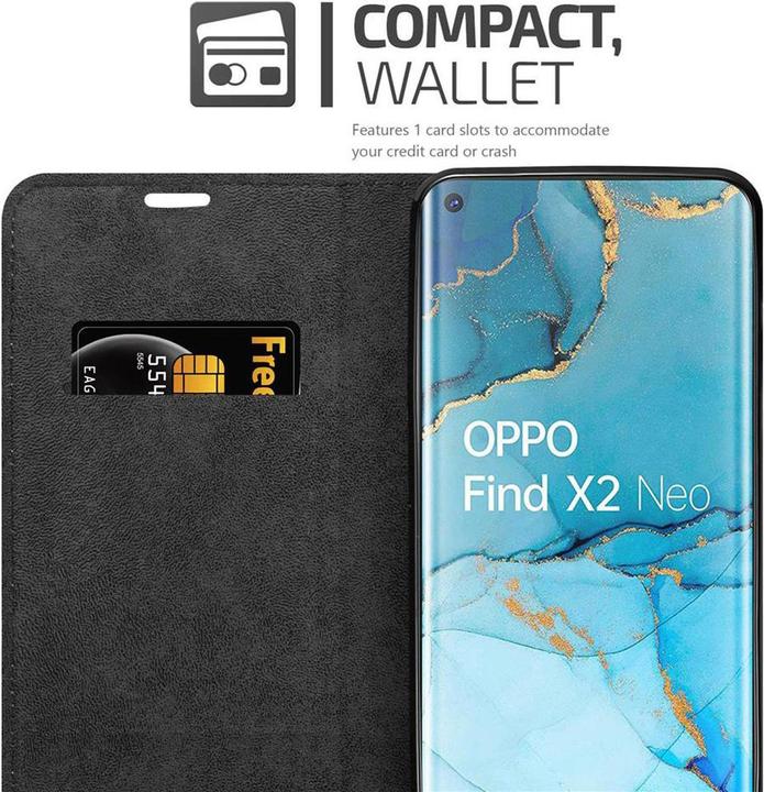 Immagine prodotto Cadorabo Copertina magnetica invisibile del libro (Oppo Find X2 Pro)
