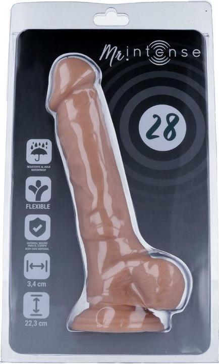 Actual product image Mr. Intense MR INTENSE 28 REALISTIC PENIS 22.3 -OR- 3.4CM