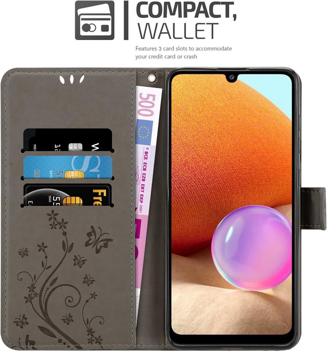 Produktbild Cadorabo Flower Book Cover (Samsung Galaxy A32)