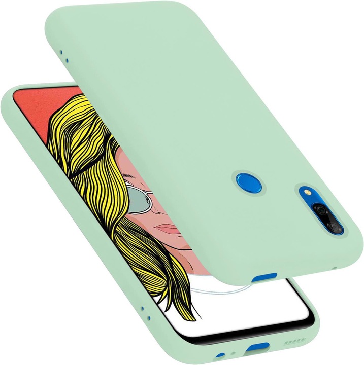 Actual product image Cadorabo TPU Liquid Silicone Case Cover (Huawei P Smart Z, Huawei Enjoy 10 Plus, Huawei Y9 Prime (2019))