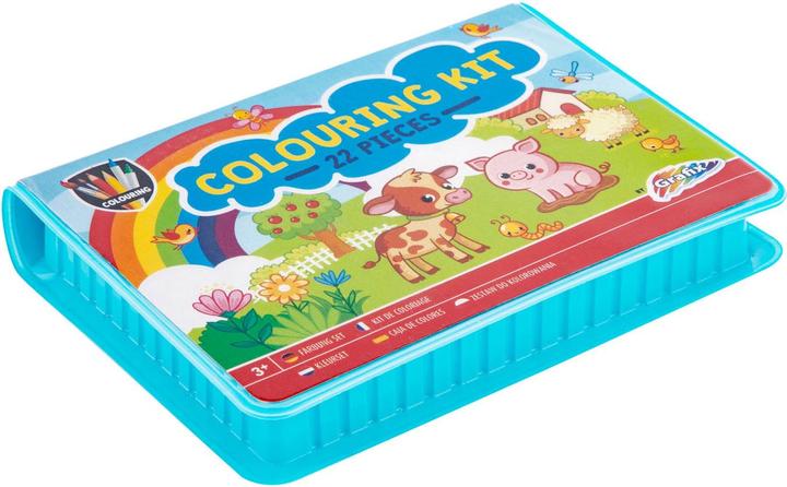 Actual product image Grafix Kleurkoffer Klein Boerderij, 22dlg.