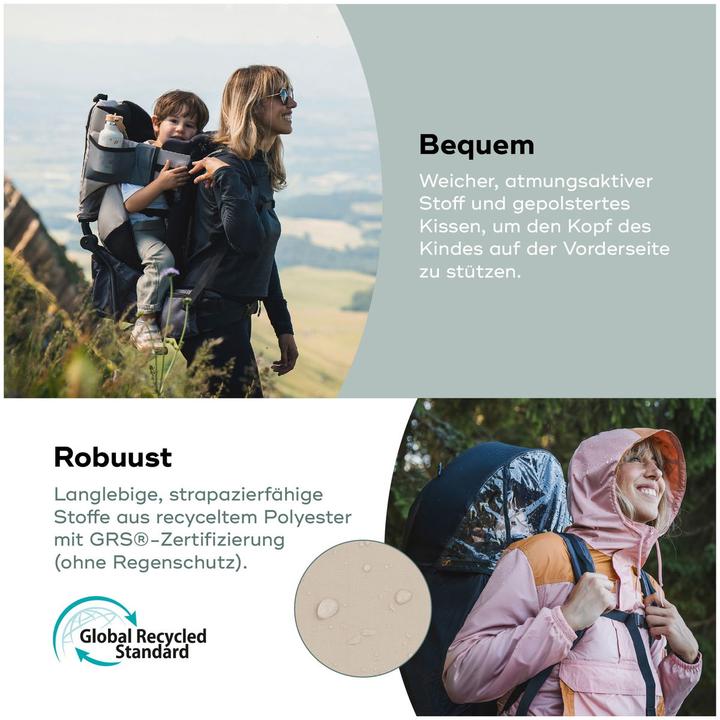 Image du produit Babymoov Kindertrage Moov and Hike inkl. Regenschutz