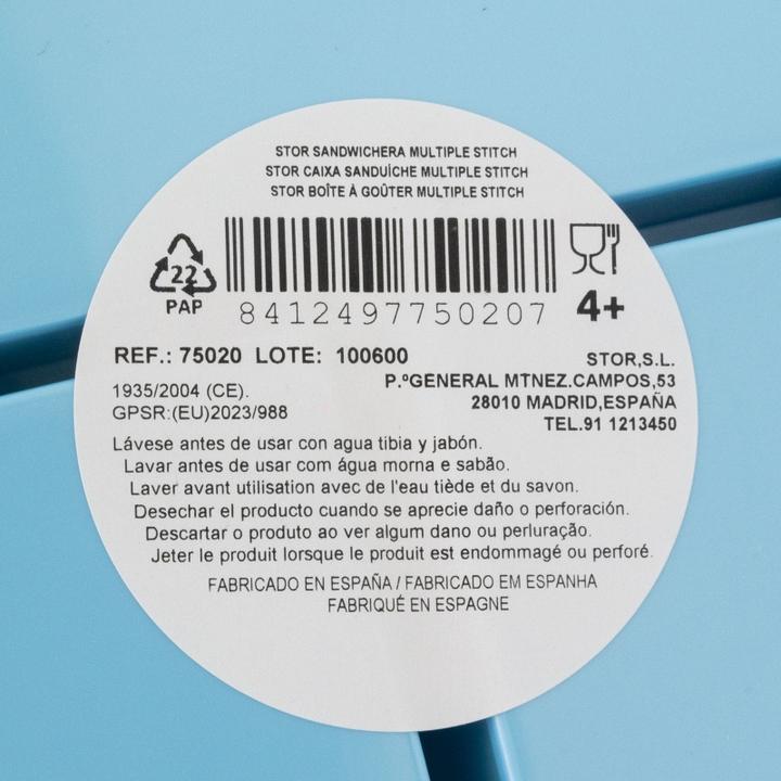 Produktbild Stor Stitch "Ohana" - Lunchbox mit Fächern