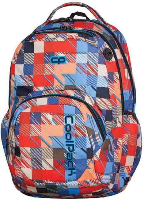 Actual product image Coolpack School backpack, blue, 19 cm x 31 cm x 45 cm