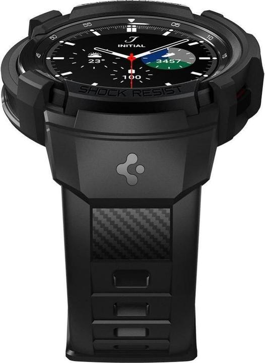 Actual product image Spigen RUGGED ARMOR "PRO" GALAXY Watch 4 CLASSIC 46 MM MATTE BLACK (46 mm)