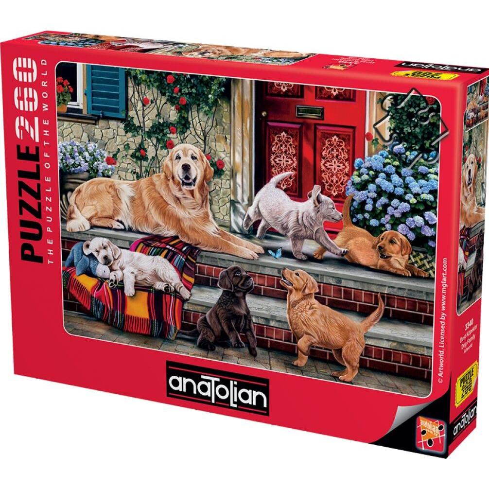 Anatolian Puzzle 3340 260XL pieces Dog Family (260 Teile)
