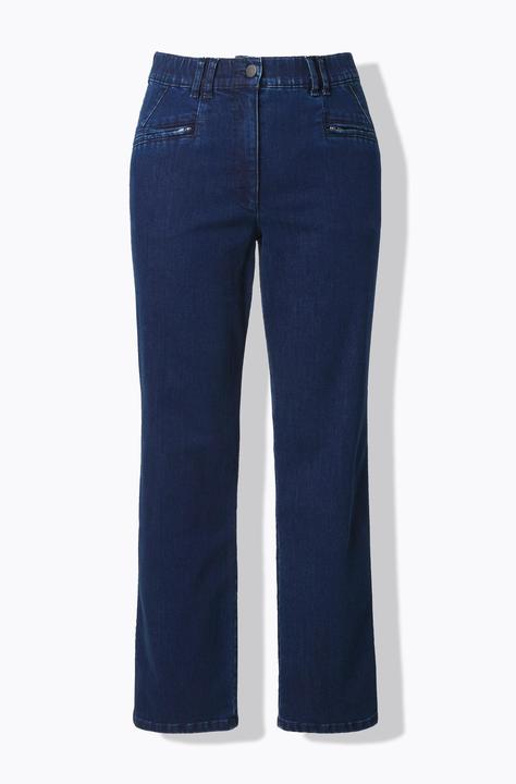 Immagine prodotto Ulla Popken Jeans modello Mony con taglio della gamba conico e tasche con zip (48)