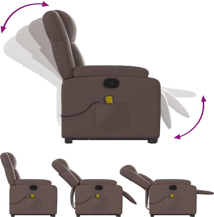 Image du produit vidaXL Massagesessel mit Aufstehhilfe