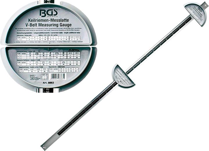 Actual product image BGS Antriebsriemen-Messlatte