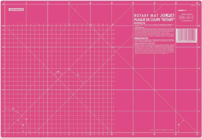 Immagine prodotto Olfa Tappetino da taglio 45x30cm rosa (45 x 30 cm)
