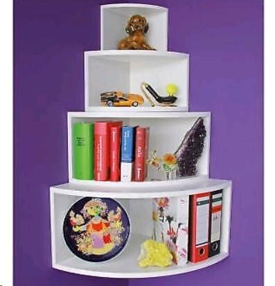 Produktbild Safe Eck-Regal, matt-weiss, 4er-Set (30 x 30 x 23 cm, 20 x 20 x 19 cm, 50 x 50 x 31 cm, 40 x 40 x 27 cm)