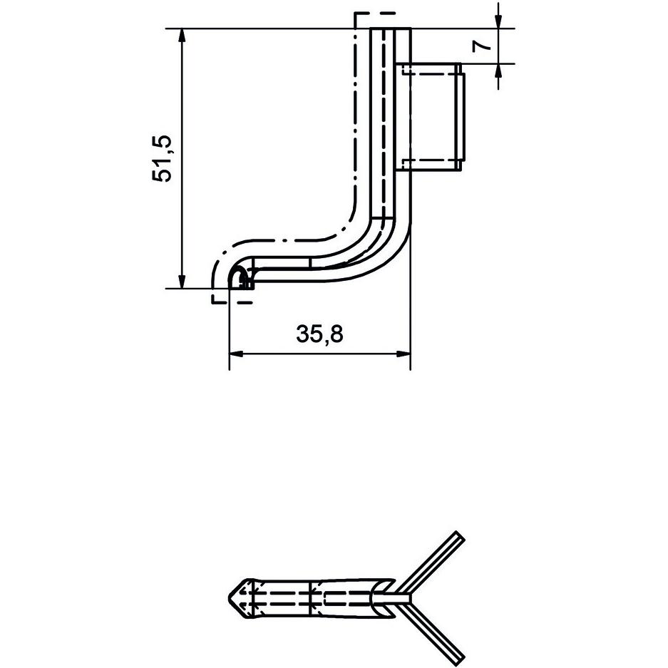 Thumbnail - Schüco, Profil + Stange, Ecke für Griffmulden