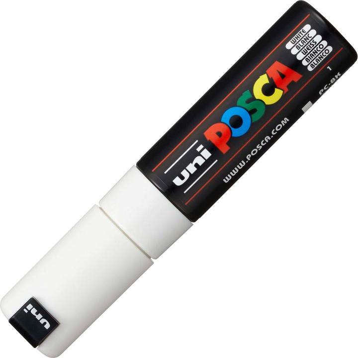 Actual product image Posca Bold Marker PC-8K (White, 8 mm, 1 x)