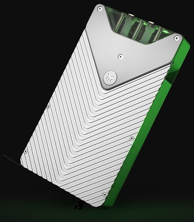 Actual product image EKWB EK Quantum Vector FE RTX 3090 Ti Backplate - Silver