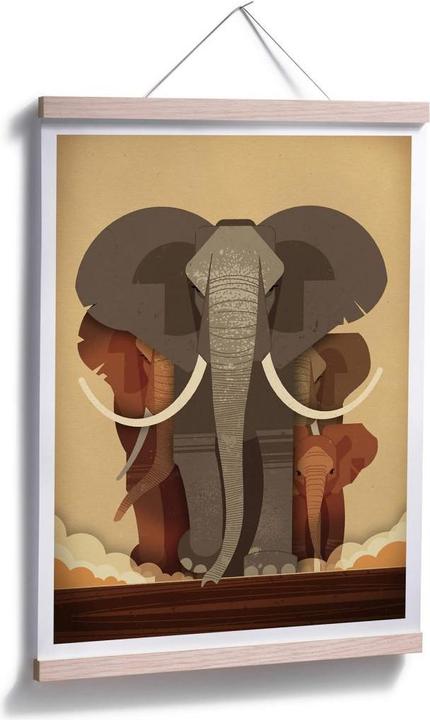 Produktbild Trenddeko Elephants (60 x 80 cm)