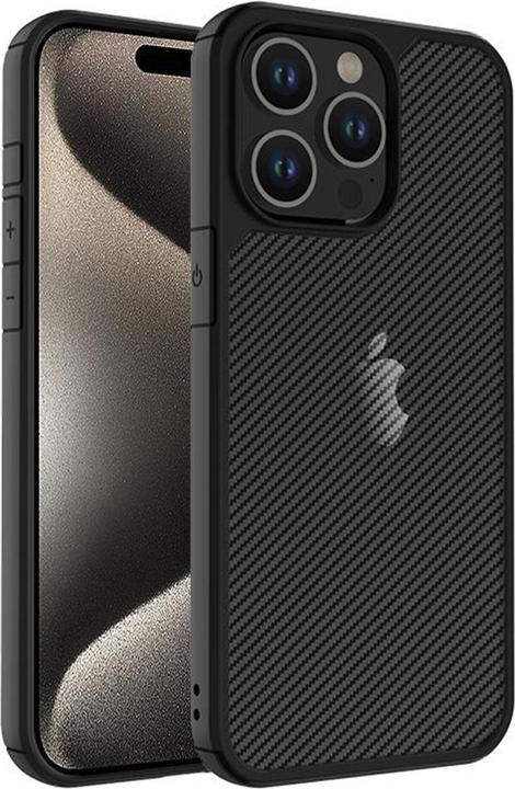 Productafbeelding Techsuit - CarbonFuse - iPhone 15 Pro - Black (Apple iPhone 15 Pro)