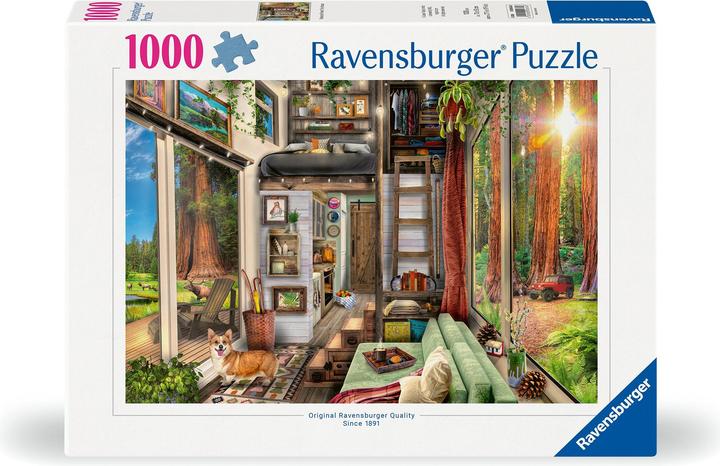Immagine prodotto Ravensburger Tiny House im Redwood Forest (1000 pezzi)