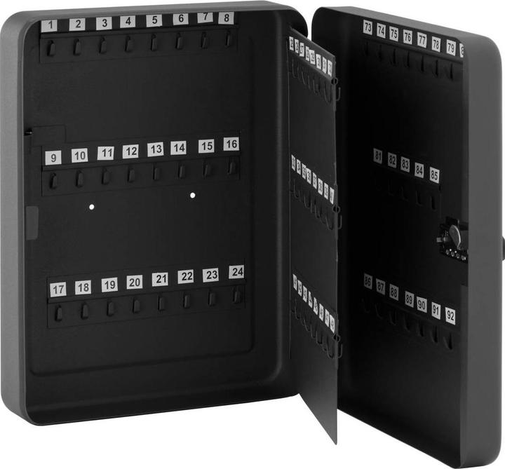 Produktbild Stamony Schlüsselkasten Schlüsselschrank für 93 Schlüssel inkl. Nummern Zahlenschloss