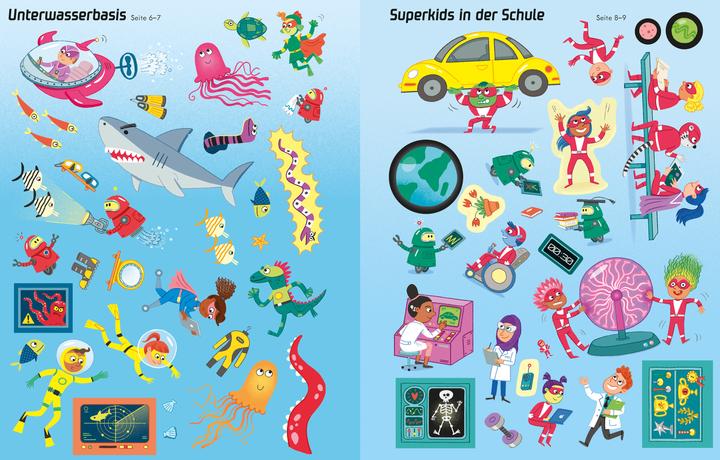 Actual product image My first sticker book: Superkids