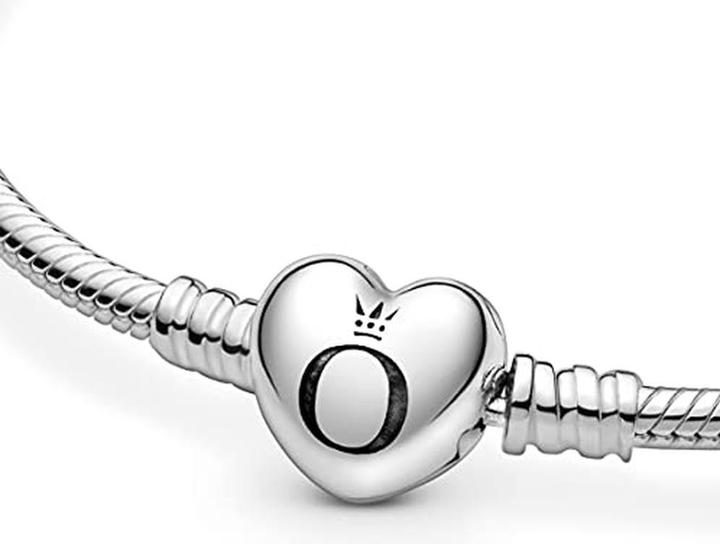 Produktbild Pandora Armband mit Herz-Verschluss (19 cm, Silber)