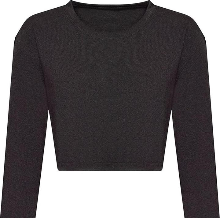 Produktbild Awdis Heather Langarm Crop TShirt (L)