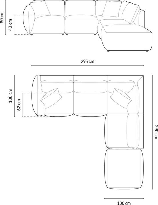 Produktbild Micadoni Chris (Ecksofa, Modular Sofa)