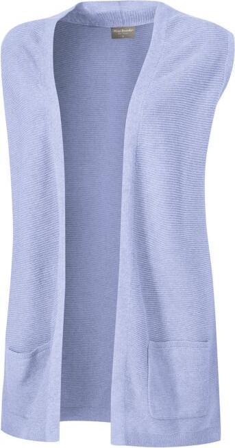 Image du produit Beverly Cardigan, sans manches, structure côtelée (S)