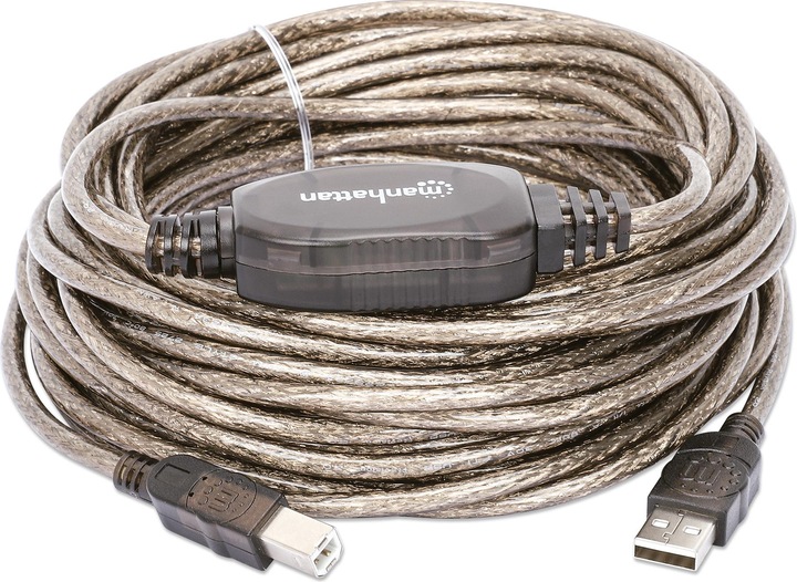Actual product image Manhattan Active USB 2.0 connection cable (11 m, USB 2.0)