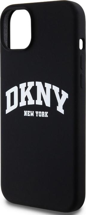 Actual product image DKNY DKHMP15MSNYACH iPhone 15 Plus / 14 Plus 6.7" czarny/black hardcase Liquid Silicone White Printe (Apple iPhone 14 Plus, Apple iPhone 15 Plus)
