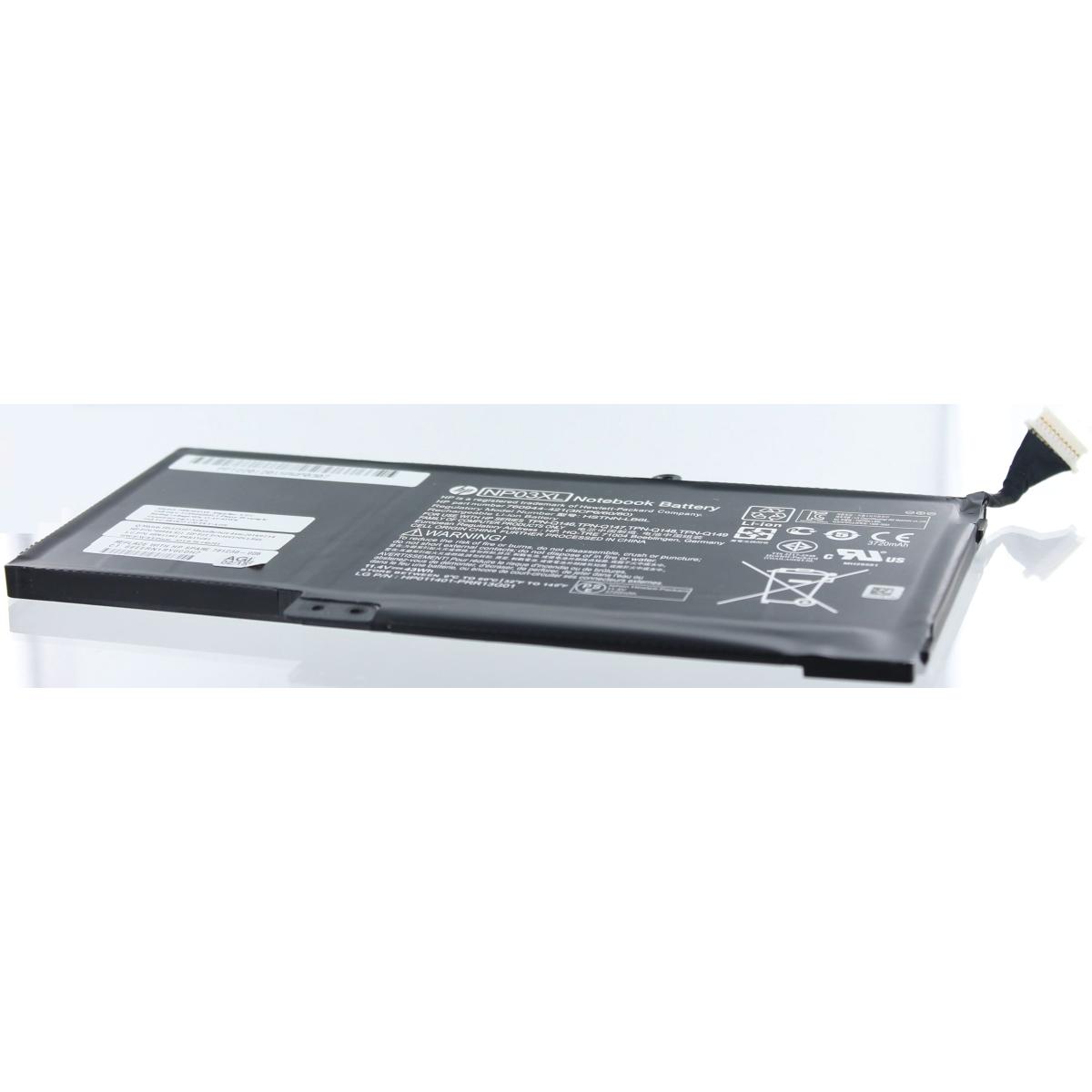 AGI Akku kompatibel mit HP Envy 15-U201NA L0F54EA - Akku - 3.750 mAh (3750 mAh), Notebook Akku, Schwarz